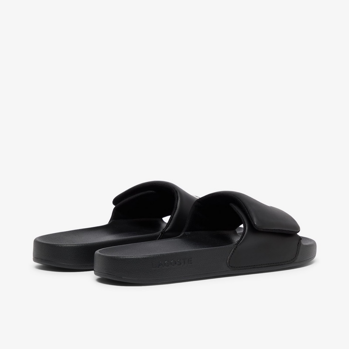 LACOSTE SERVE  SLIDES 0 S 1261 CMA MENS -BLACK/WHITE