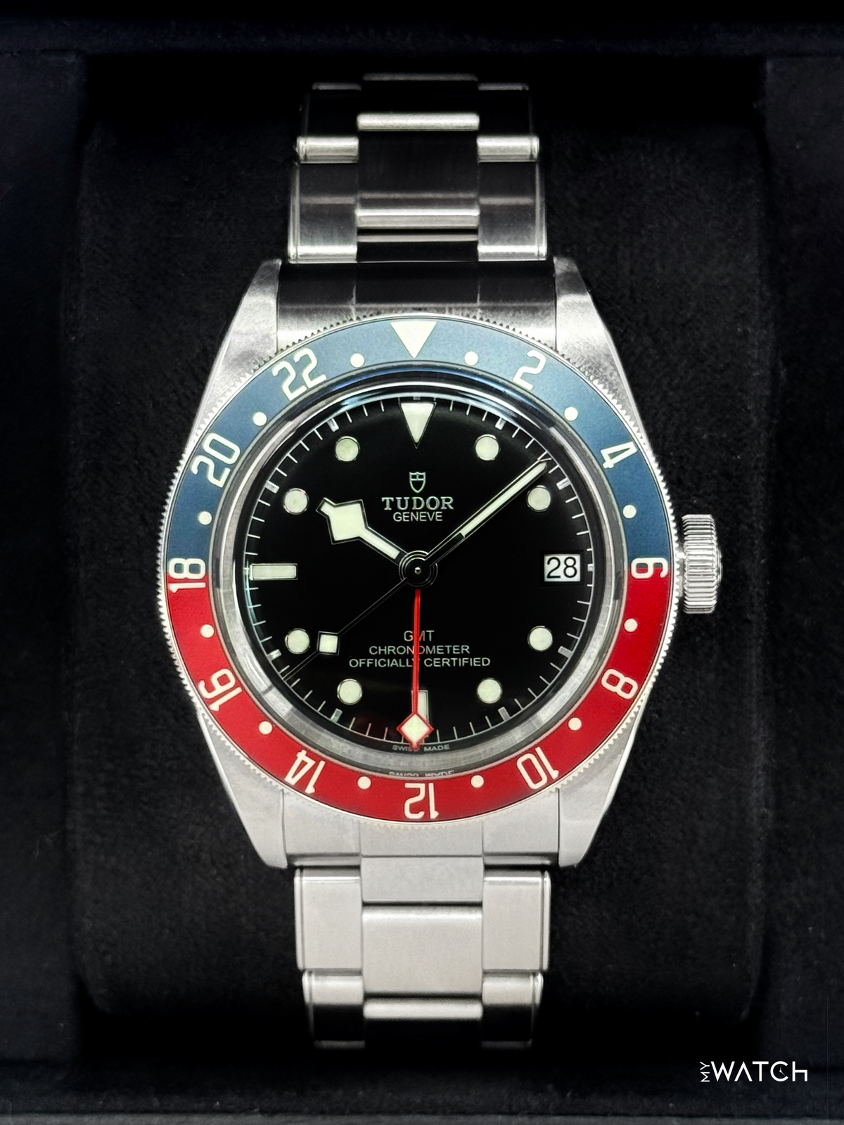 2023 Tudor Black Bay GMT 41mm 79830RB Stainless Steel Black Dial