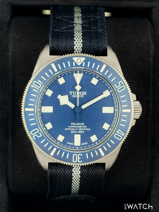 2022 Tudor Pelagos Fxd 42mm 25707B/22 Titanium Blue Dial