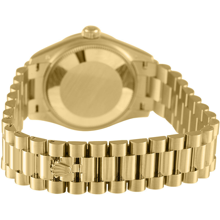 Rolex Day-Date 36 Green Diamond Dial Watch 128238-0069