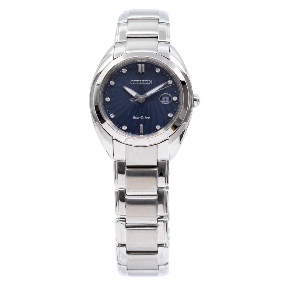 Citizen Ladies EM0310-61L Blue Dial Diamonds Watch