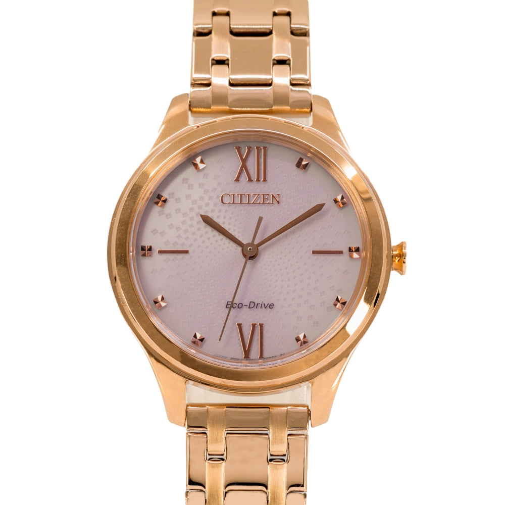 Citizen Ladies EM0503-75X Eco-Drive Gold Plated Watch