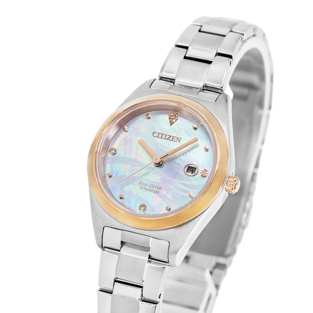 Citizen Women's EW2606-87Y Super Titanium Lady Eco-Drive