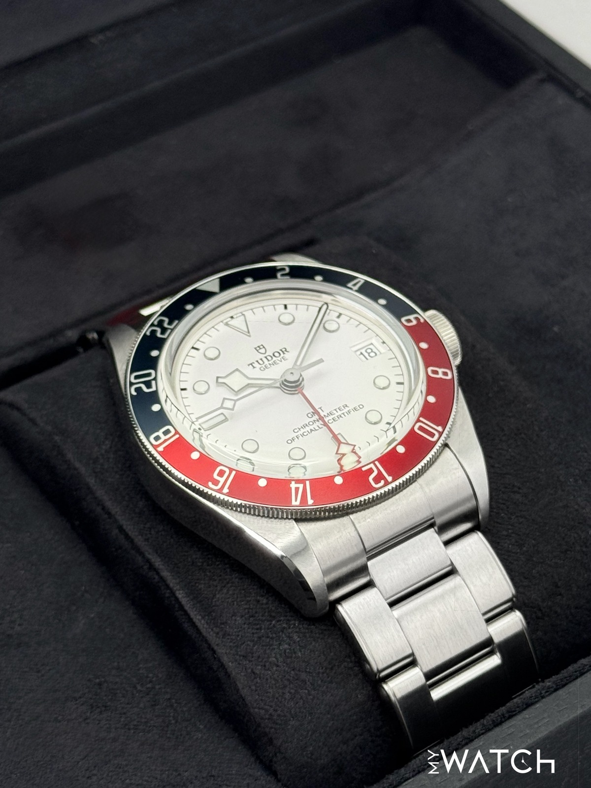 2023 Tudor Black Bay GMT 41mm 79830RB Stainless Steel White Dial