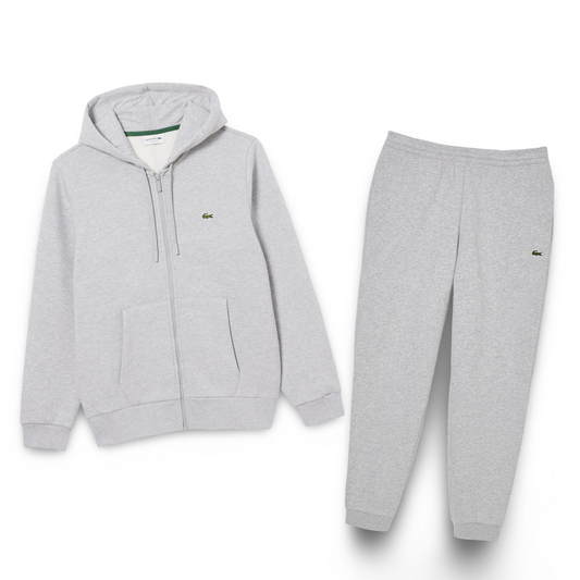 LACOSTE FUll ZIP HOODED CLASSIC SWEATSUIT Men’s - GREY CHINE - CCA