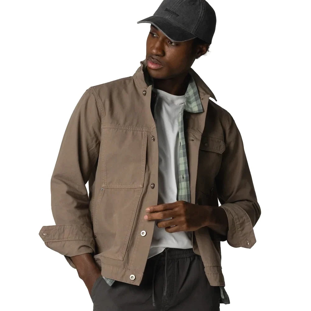 Men's Basset Trucker Jacket - Woodsmoke