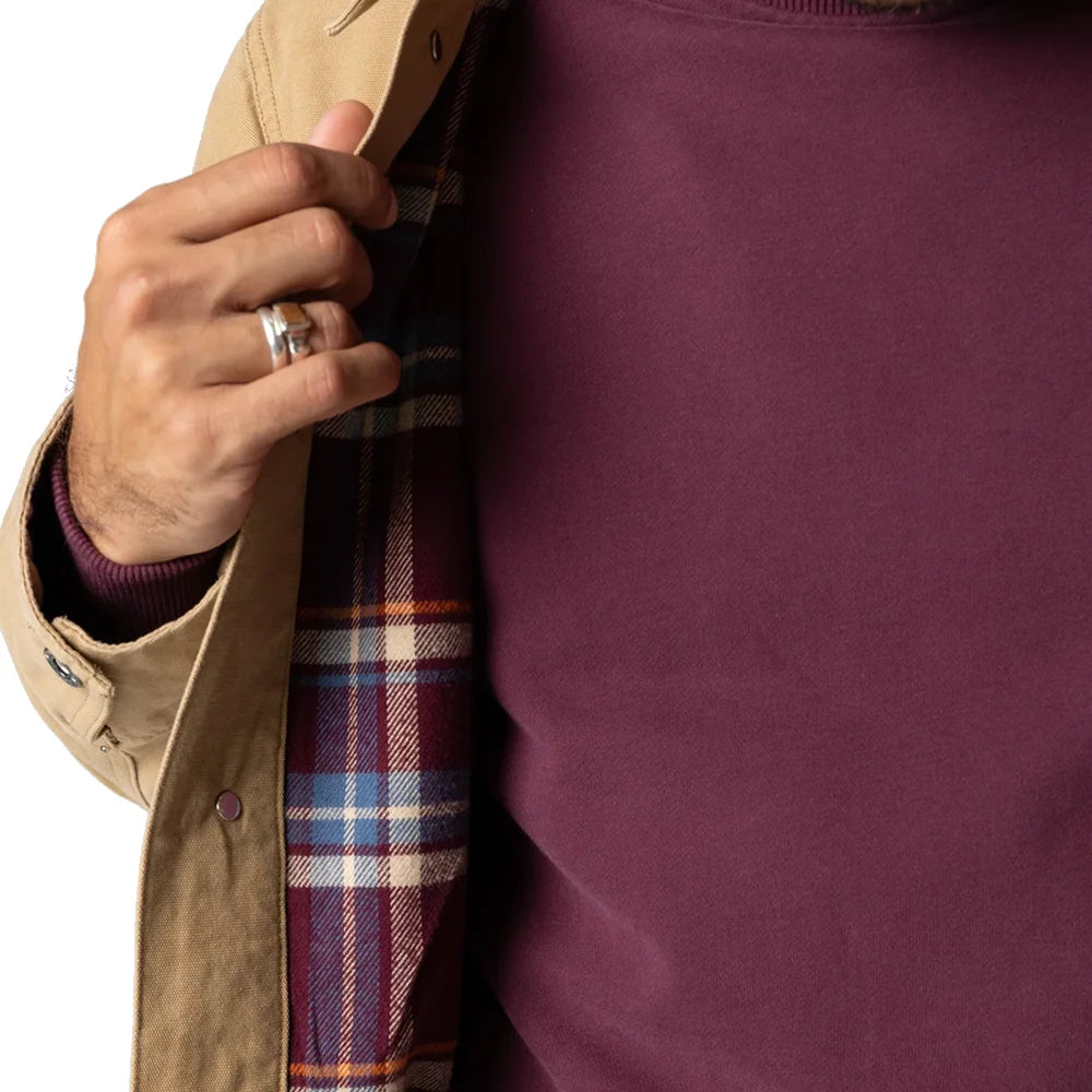 Men's Basset Flannel Lined Jacket - Flint