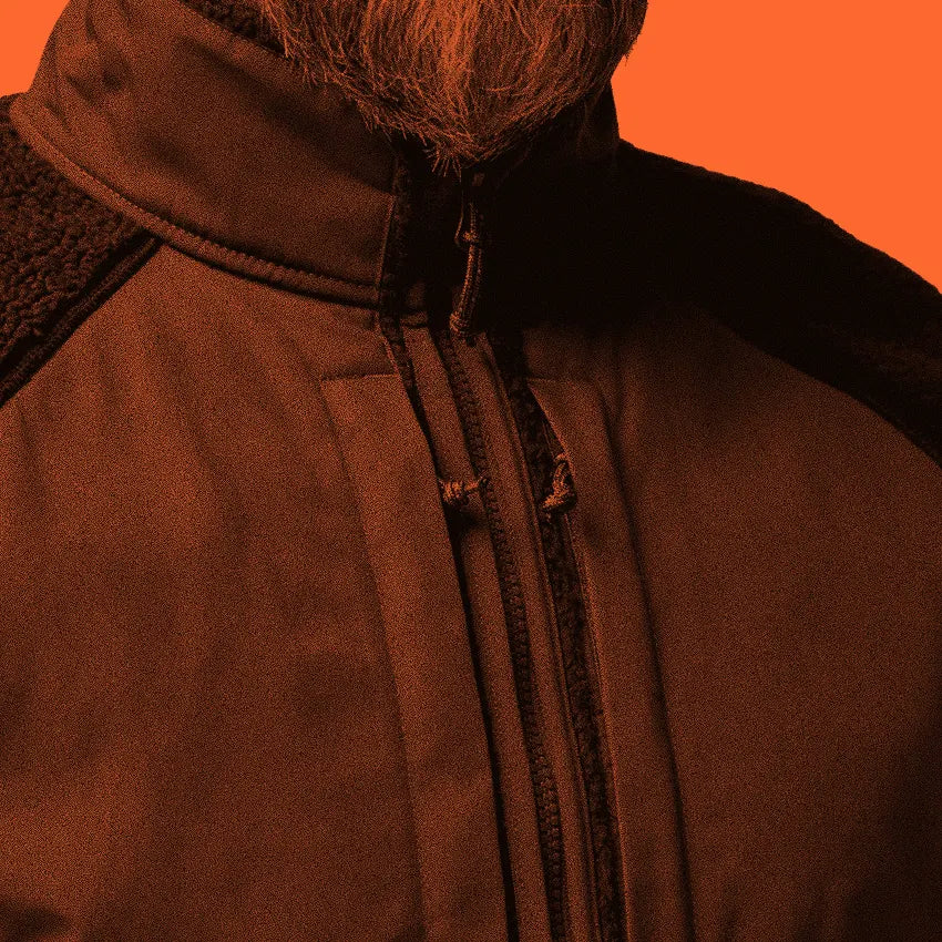 Men's Vardag Pile Jacket - Black / Black