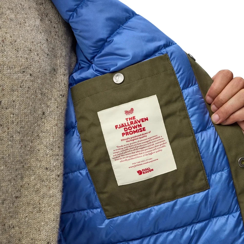 Men's Övik Down Shirt Jacket - Laurel Green