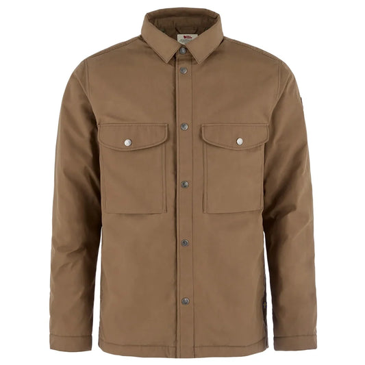 Men's Övik Down Shirt Jacket - Wood Brown