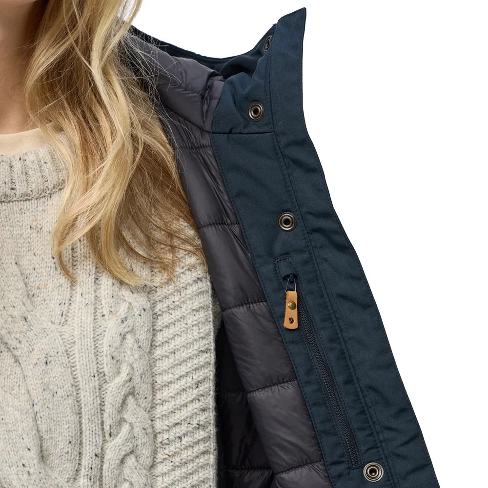 Women's Kiruna Hydratic Padded Parka - Dark Navy