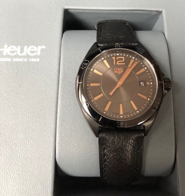 Tag Heuer Formula 1 Quartz Black Dial Black Leather Strap Watch for Women - WBJ1314.FC8230
