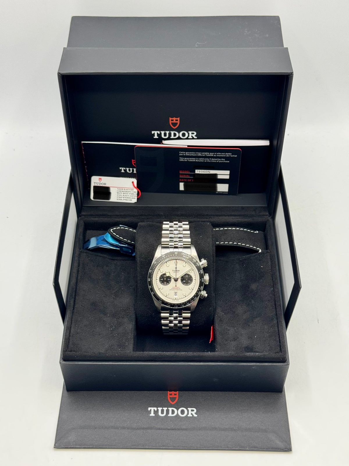 2024 Tudor Black Bay Chrono 41mm 79360N Opaline Panda Dial