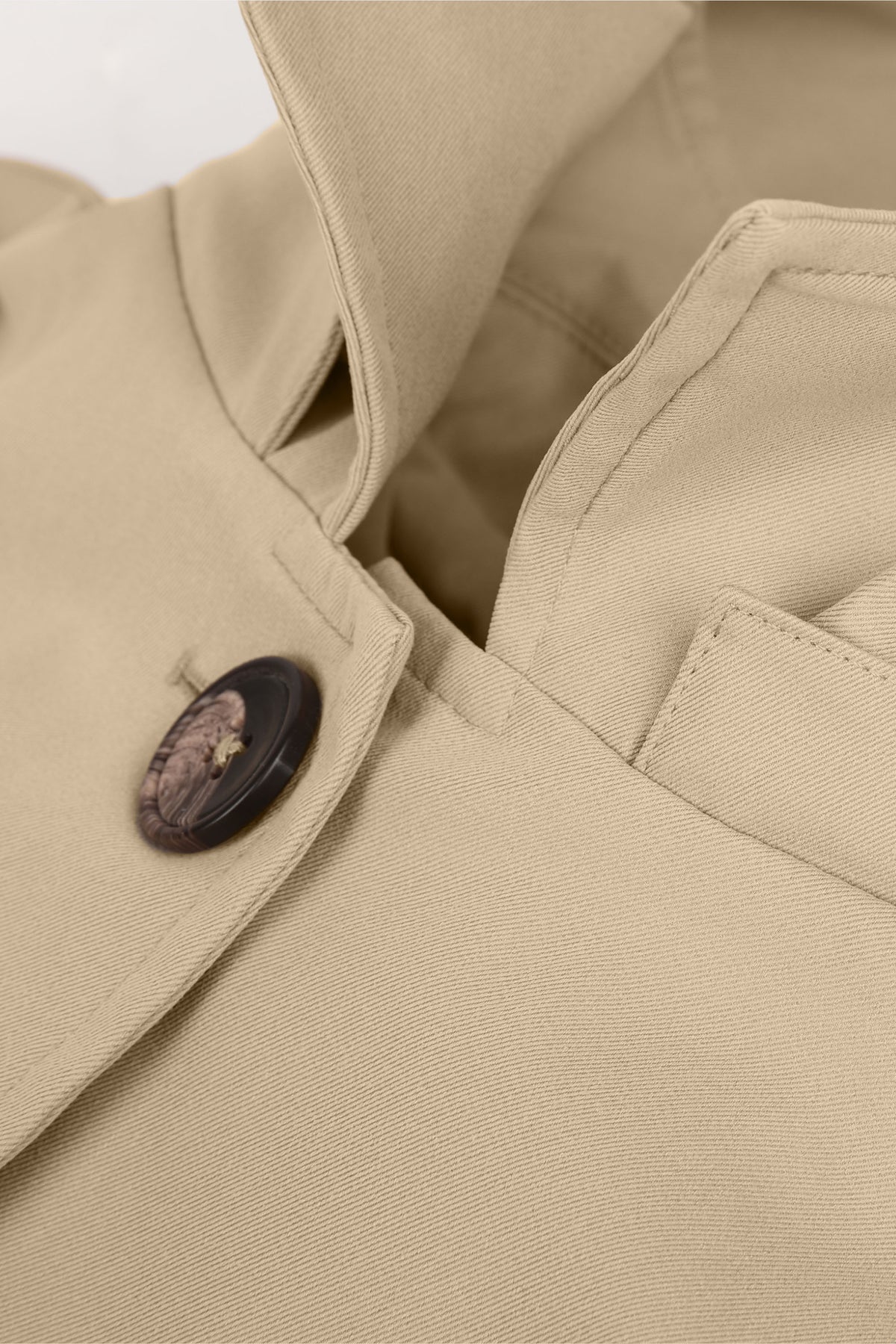 Single-Breasted Trench Coat