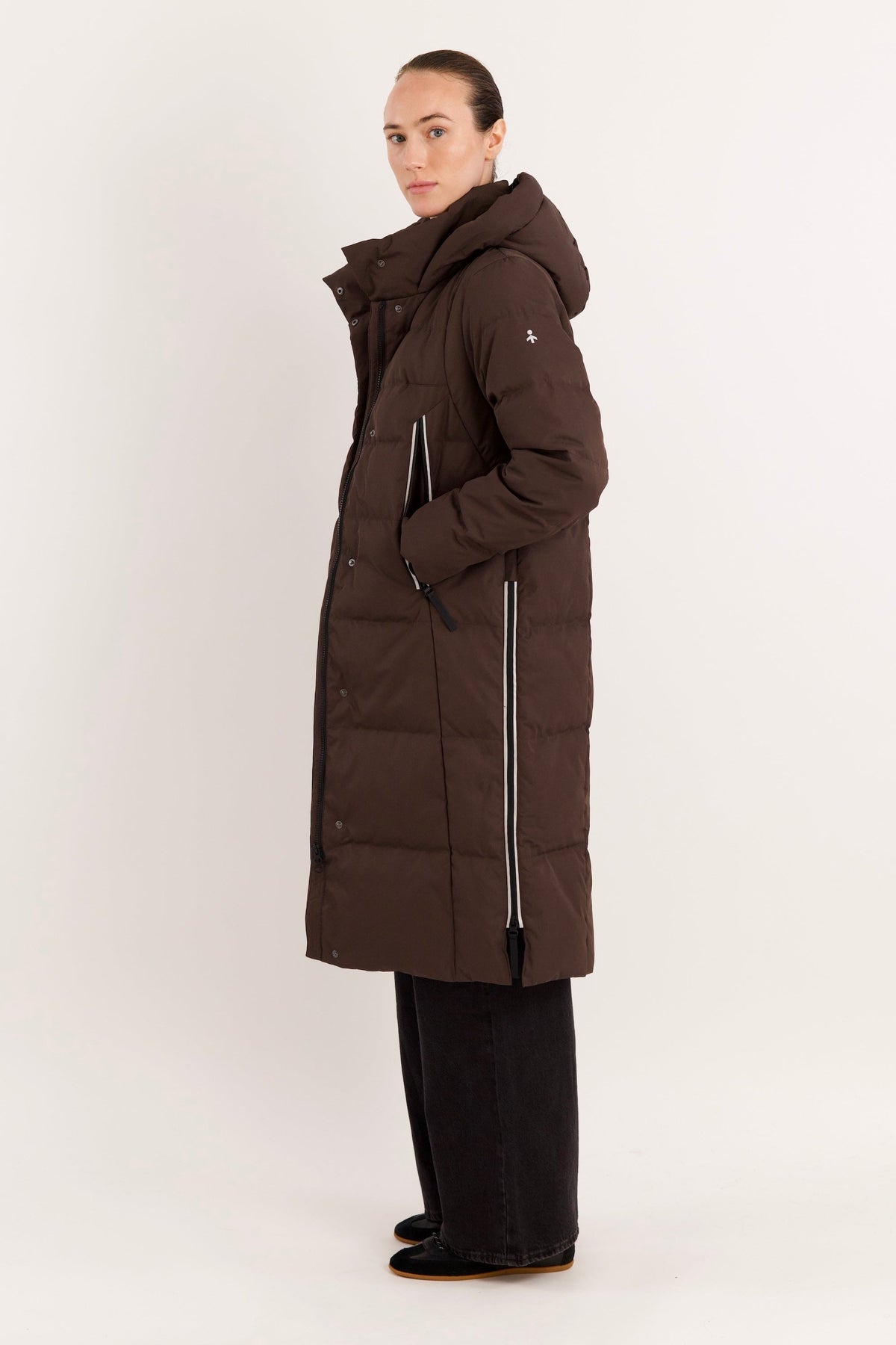 Knee Length Thickened Down Jacket