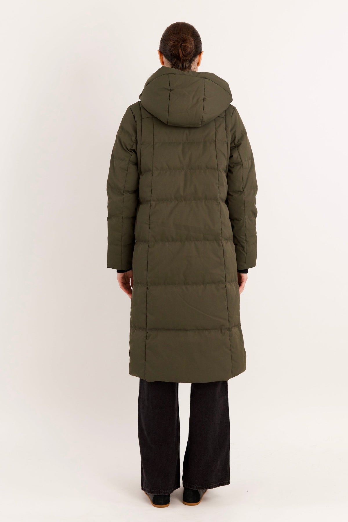 Knee Length Thickened Down Jacket