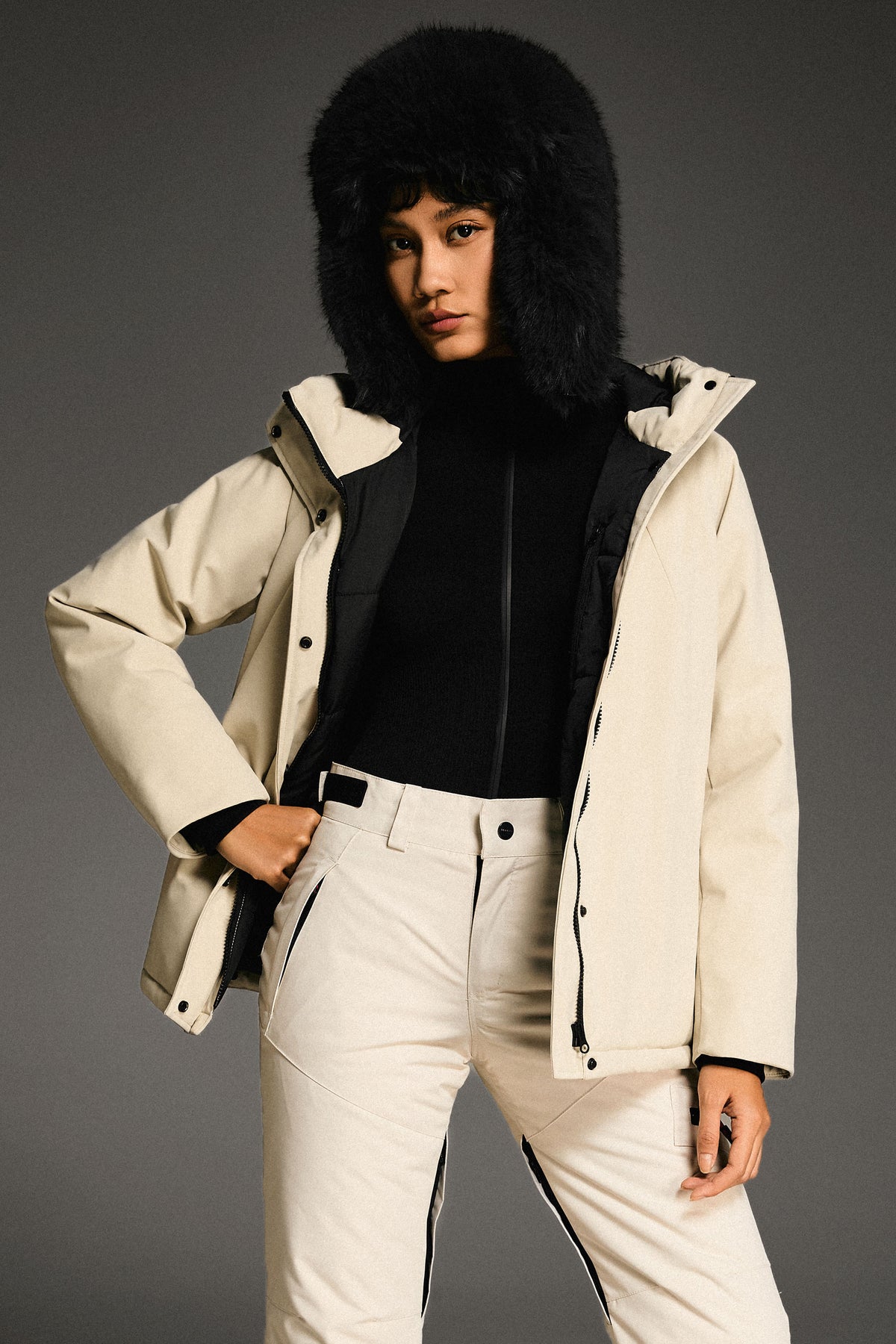 Lightweight Cropped Everyday Parka Jacket