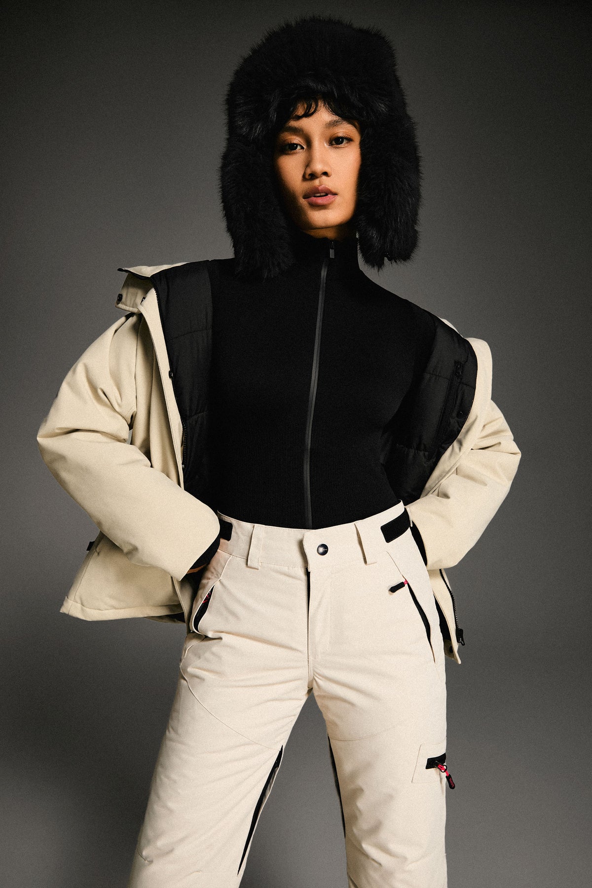 Lightweight Cropped Everyday Parka Jacket