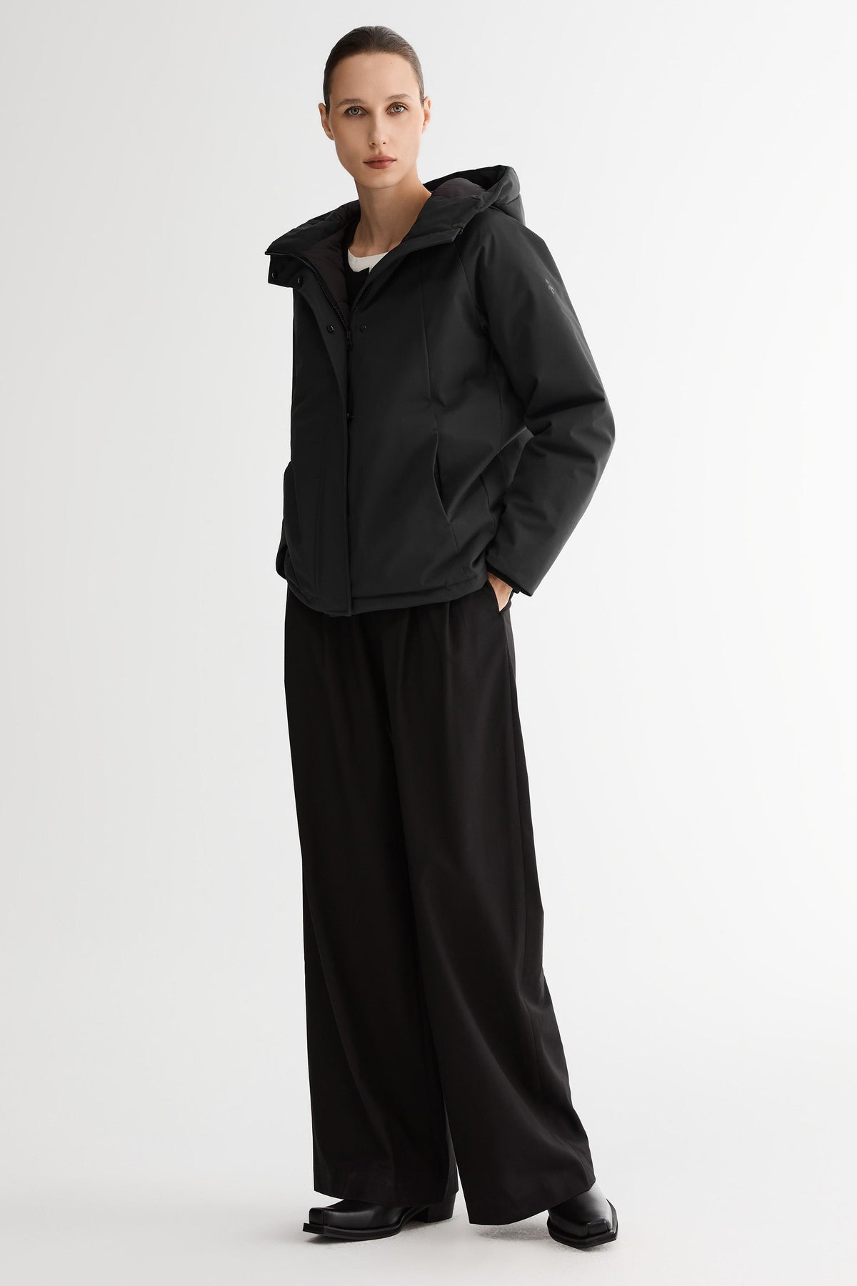 Lightweight Cropped Everyday Parka Jacket