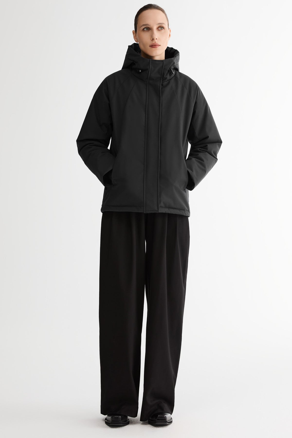 Lightweight Cropped Everyday Parka Jacket
