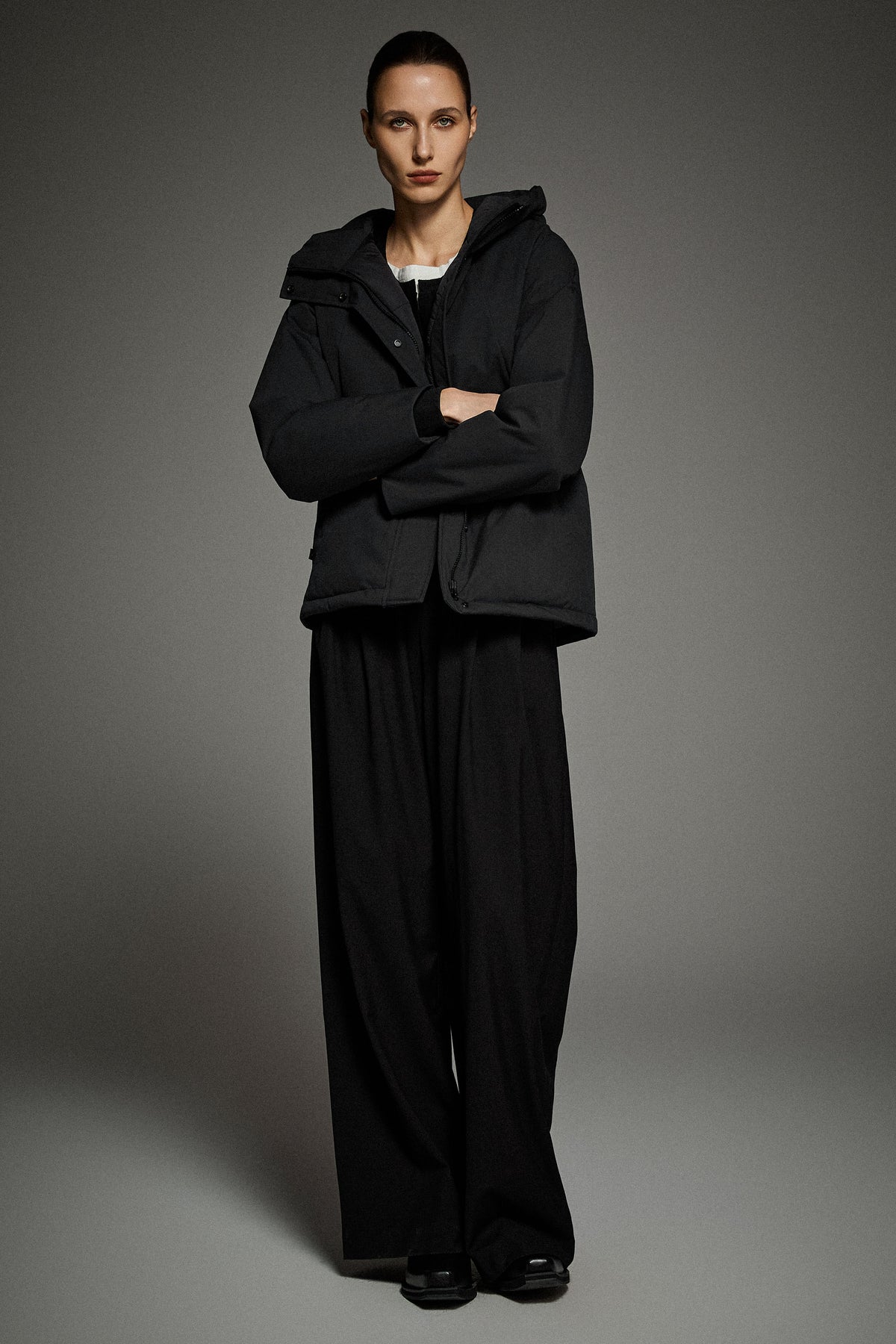 Lightweight Cropped Everyday Parka Jacket
