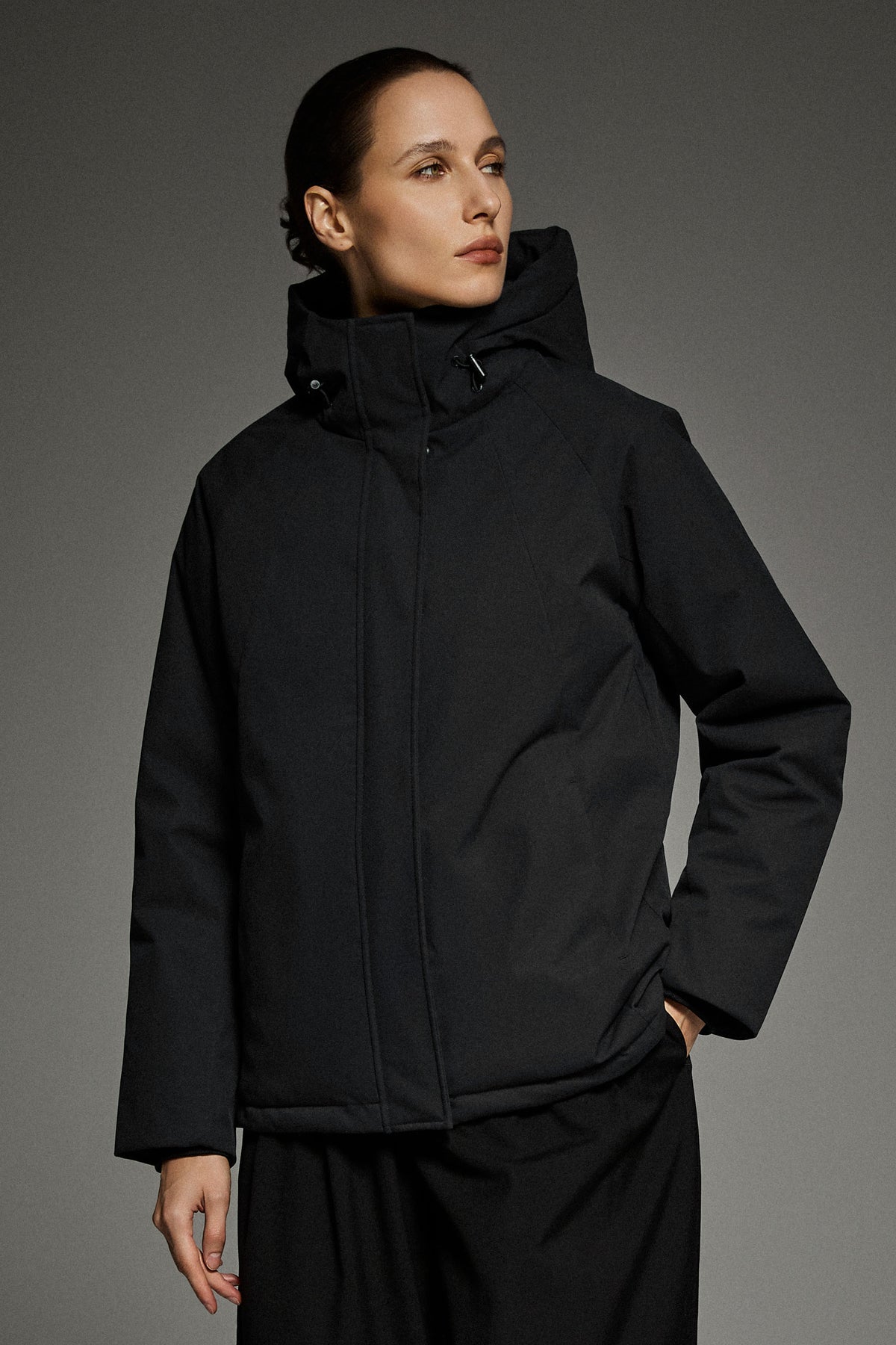 Lightweight Cropped Everyday Parka Jacket