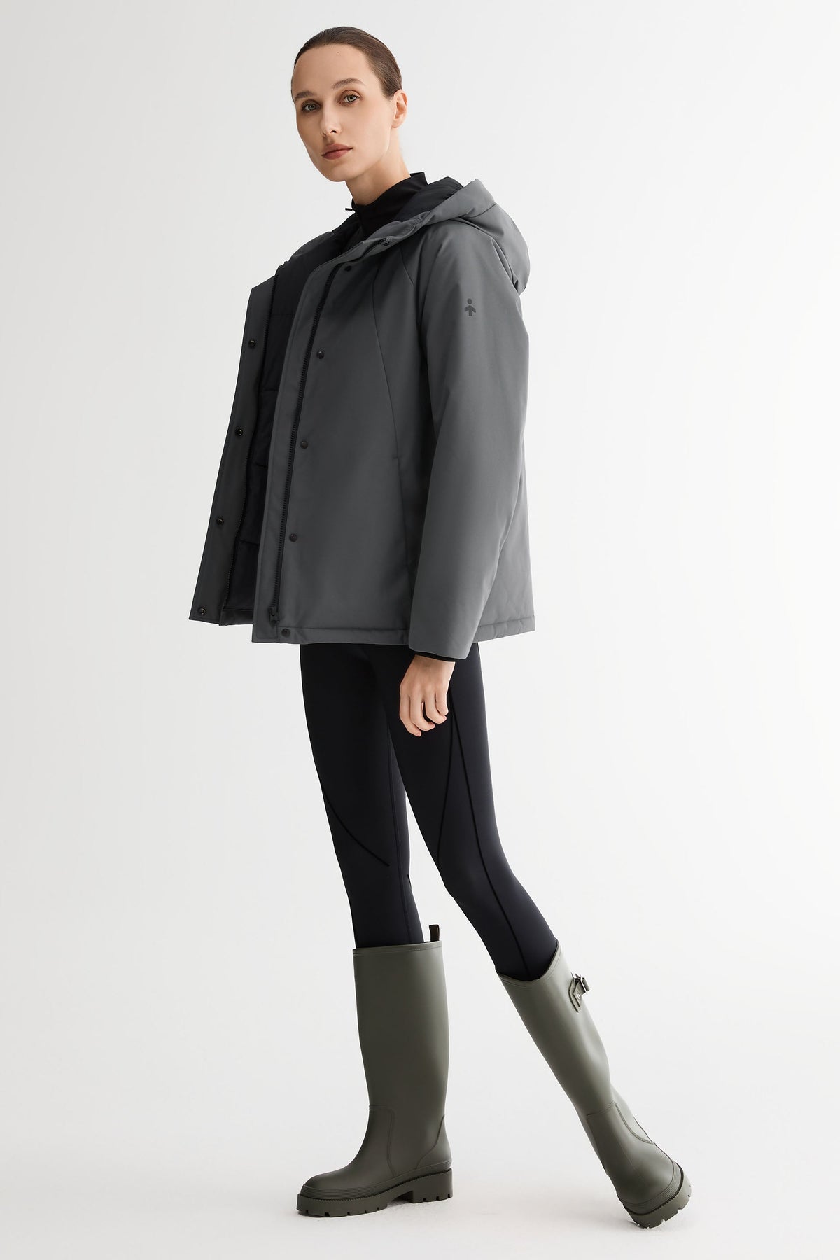 Lightweight Cropped Everyday Parka Jacket