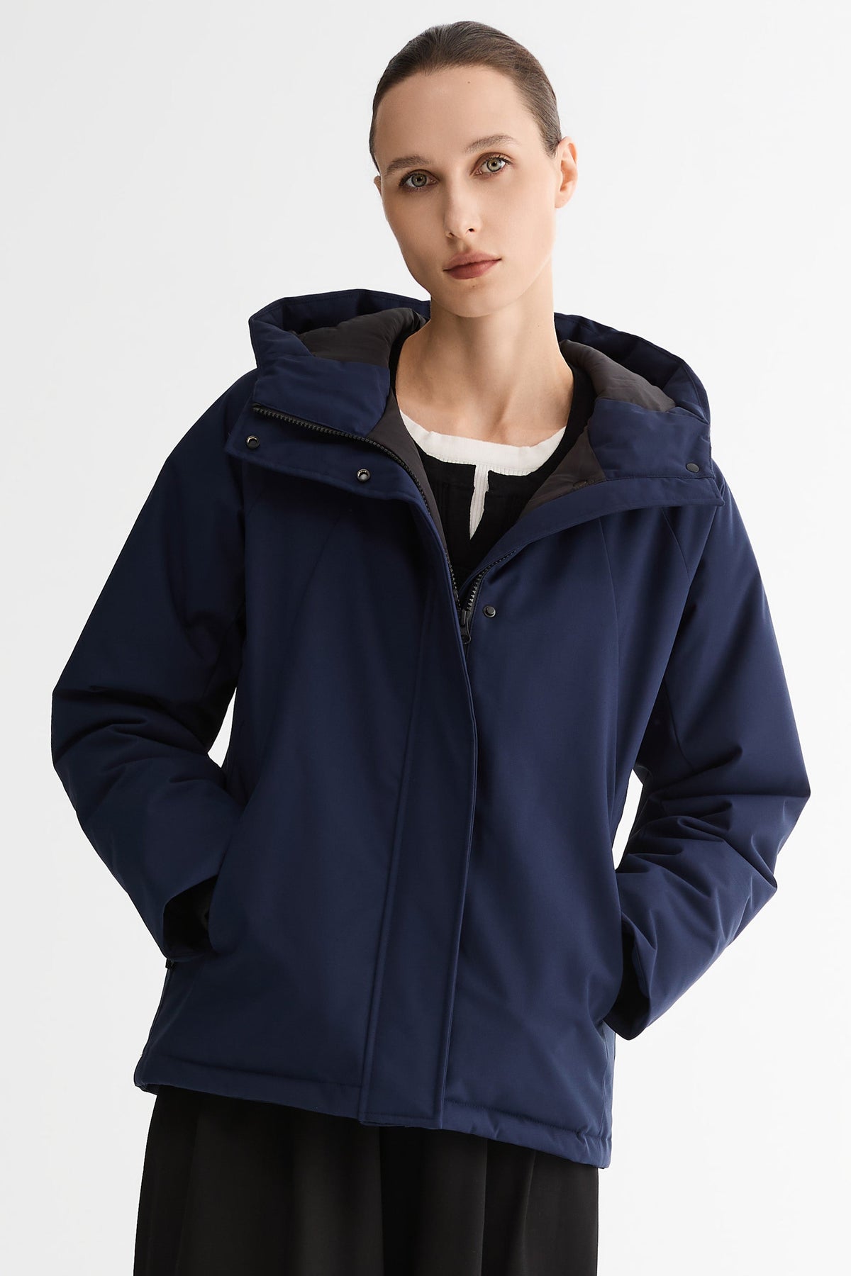 Lightweight Cropped Everyday Parka Jacket