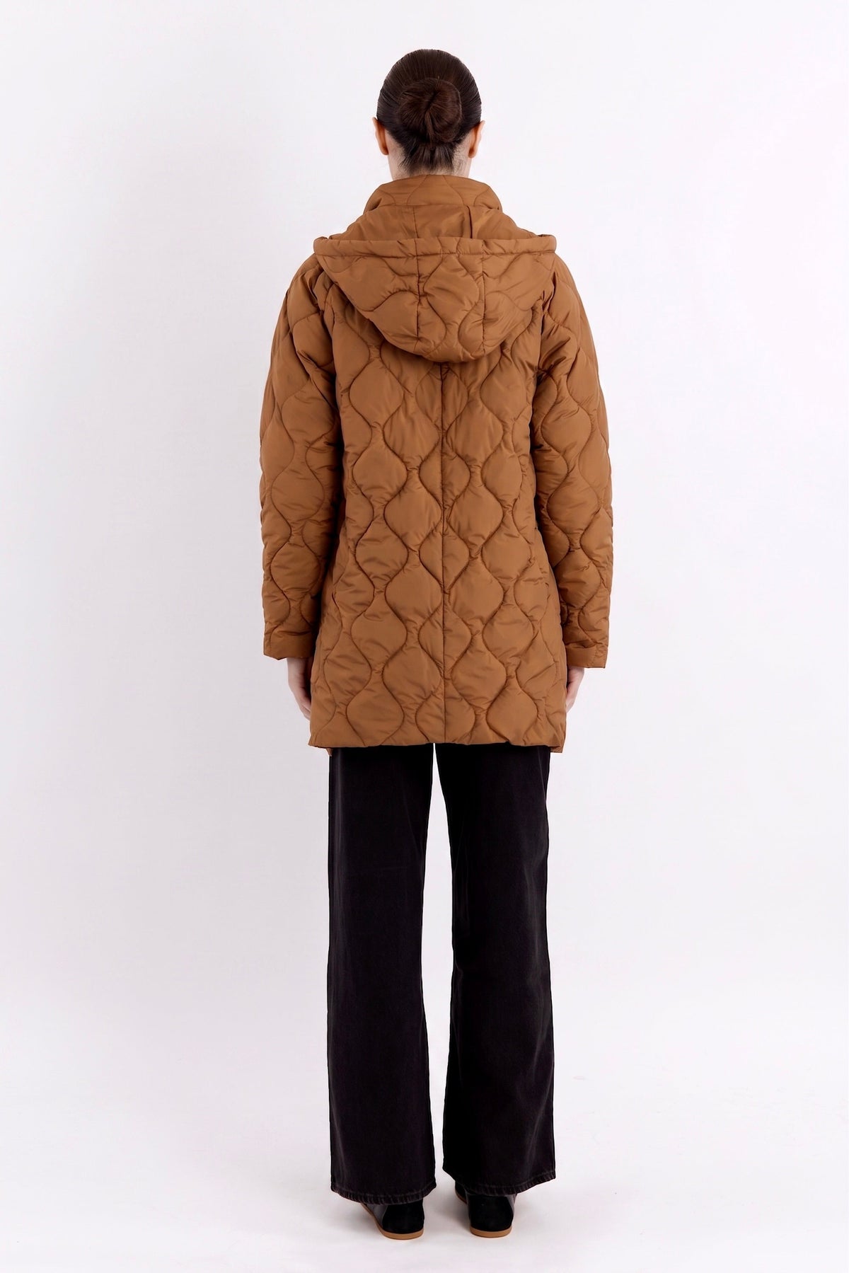 Oversized Quilted Lightweight Down Puffer Jacket