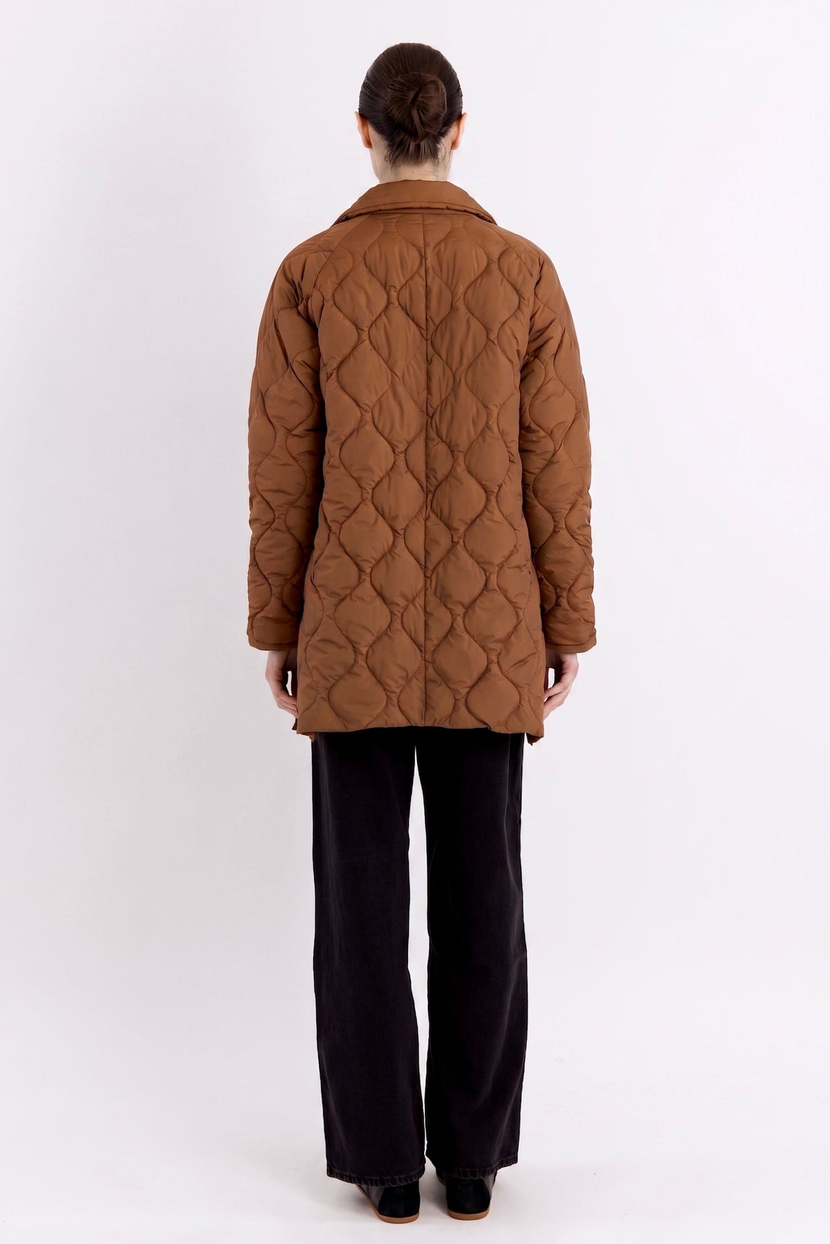 Oversized Quilted Lightweight Down Puffer Jacket