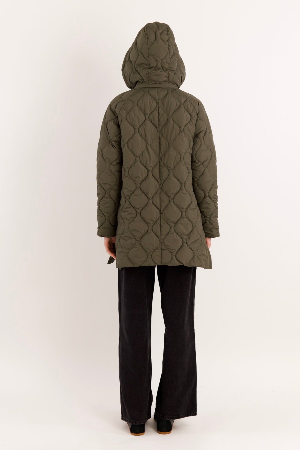 Oversized Quilted Lightweight Down Puffer Jacket