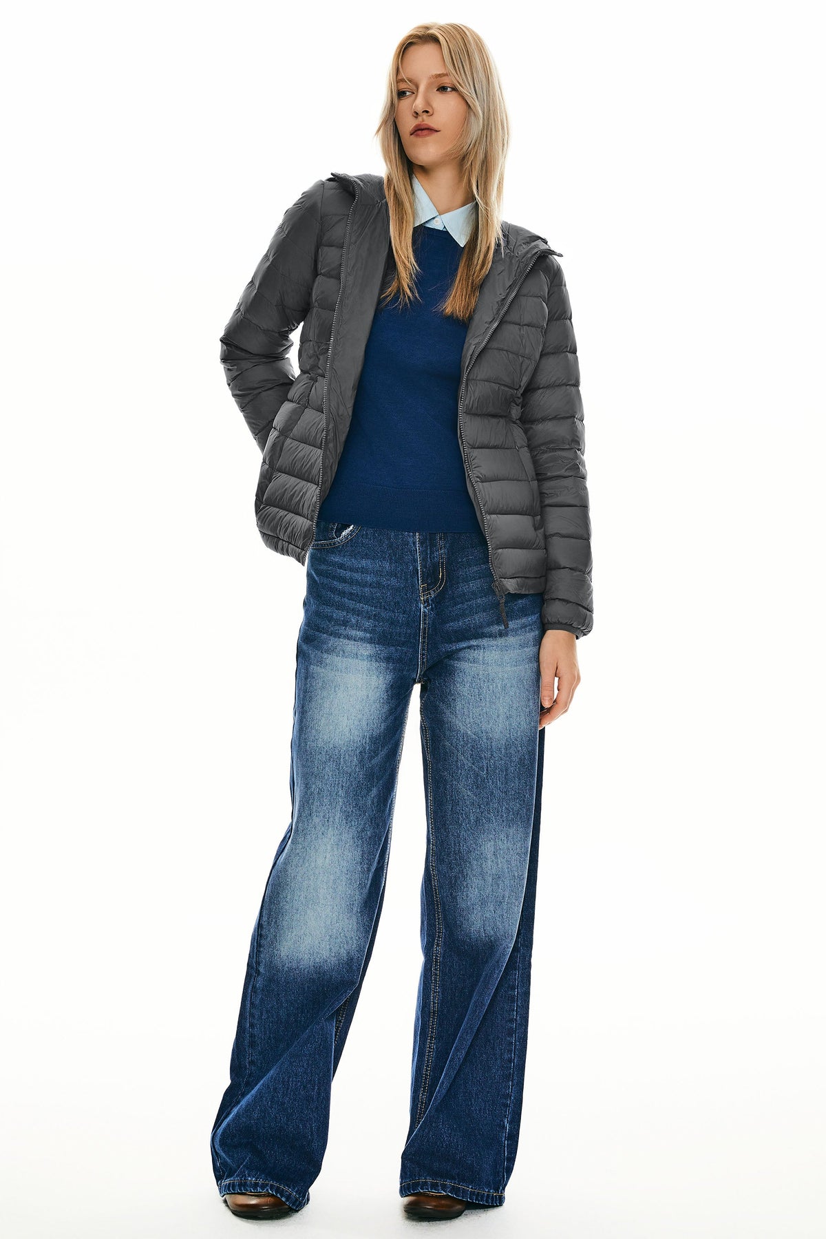 Lightweight Packable Down Jacket with hood