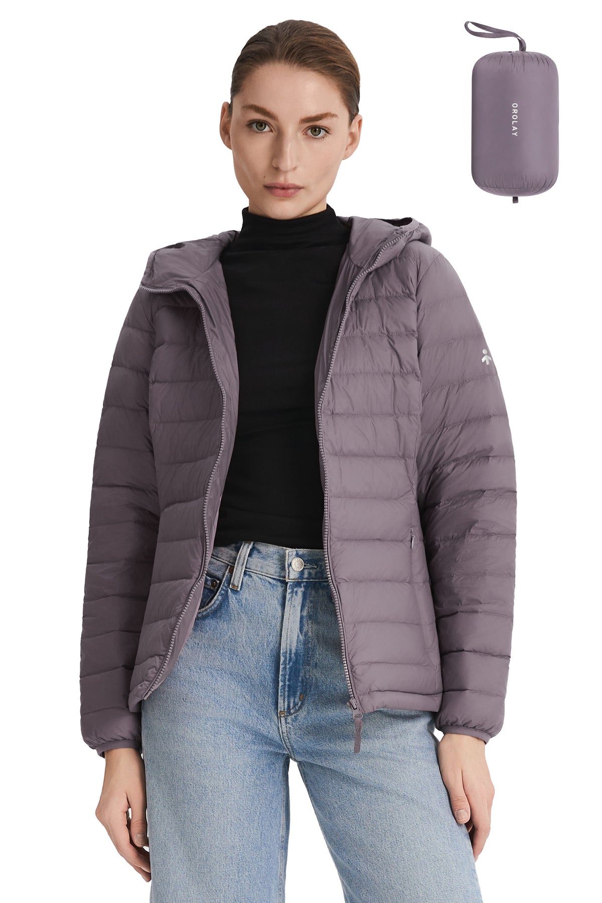 Lightweight Packable Down Jacket with hood