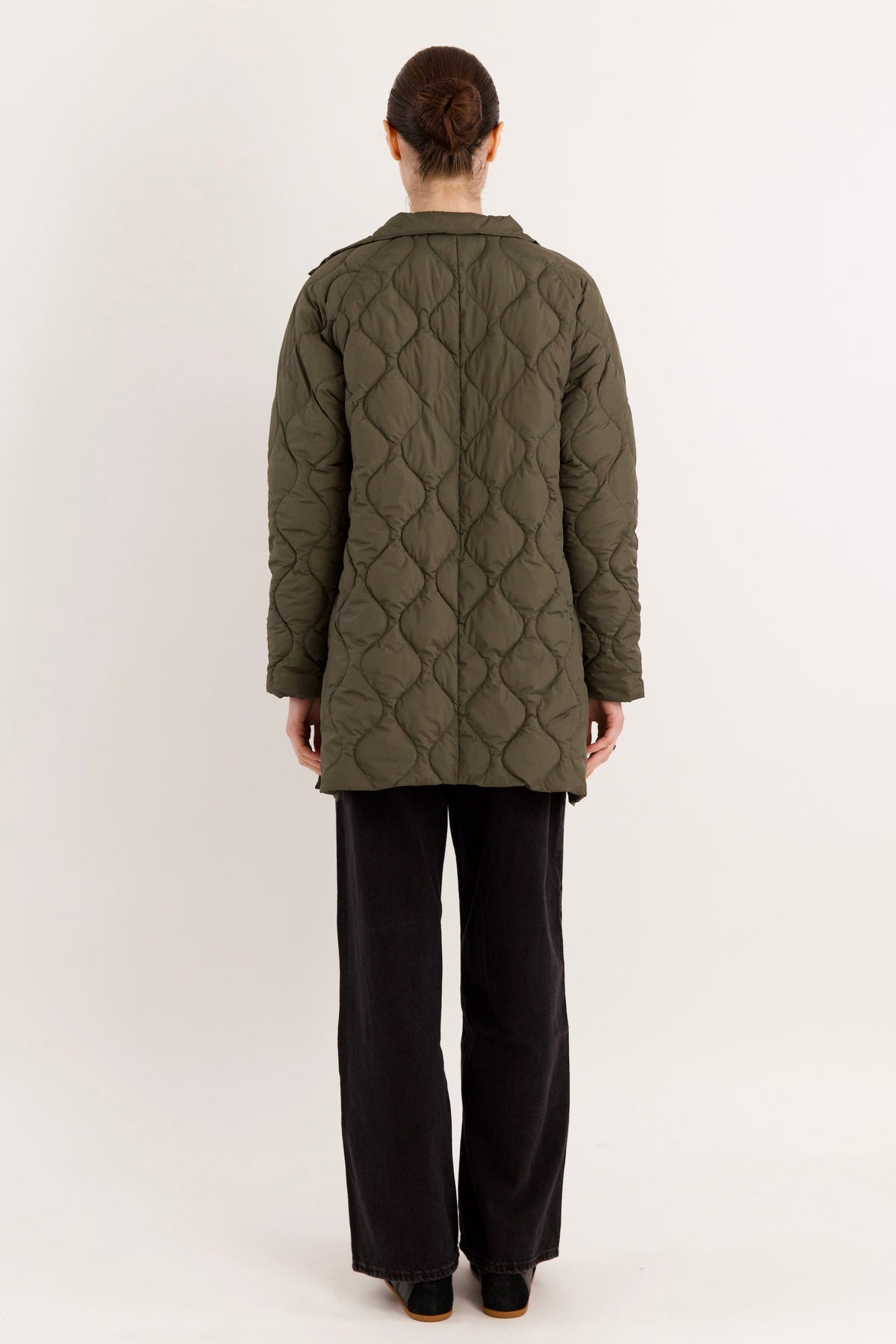 Oversized Quilted Lightweight Puffer Jacket