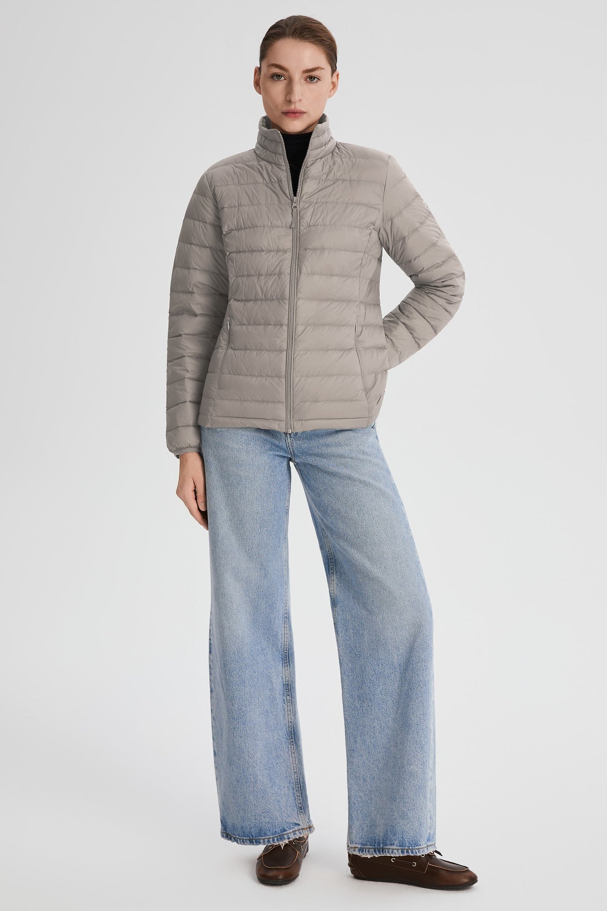 Lightweight Quilted Packable Down Jacket