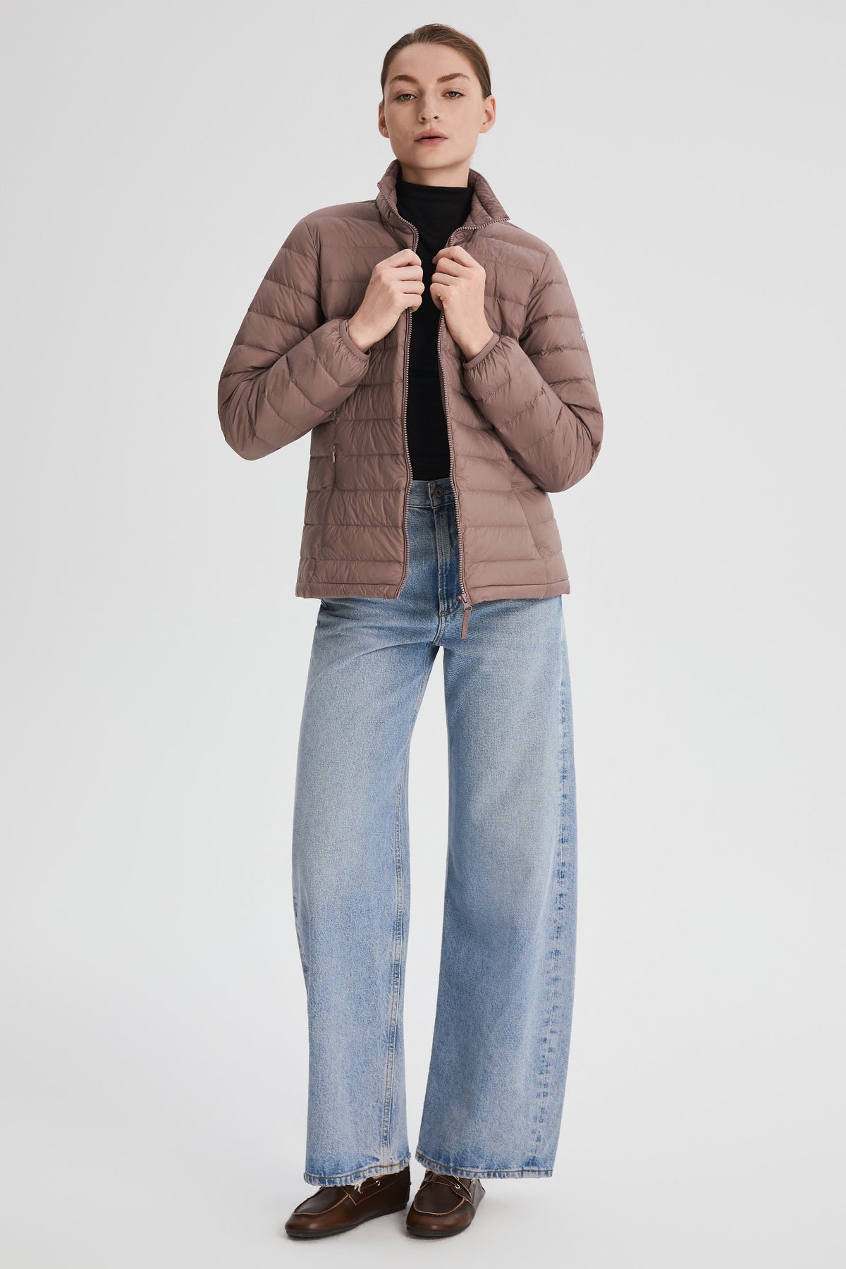 Lightweight Quilted Packable Down Jacket