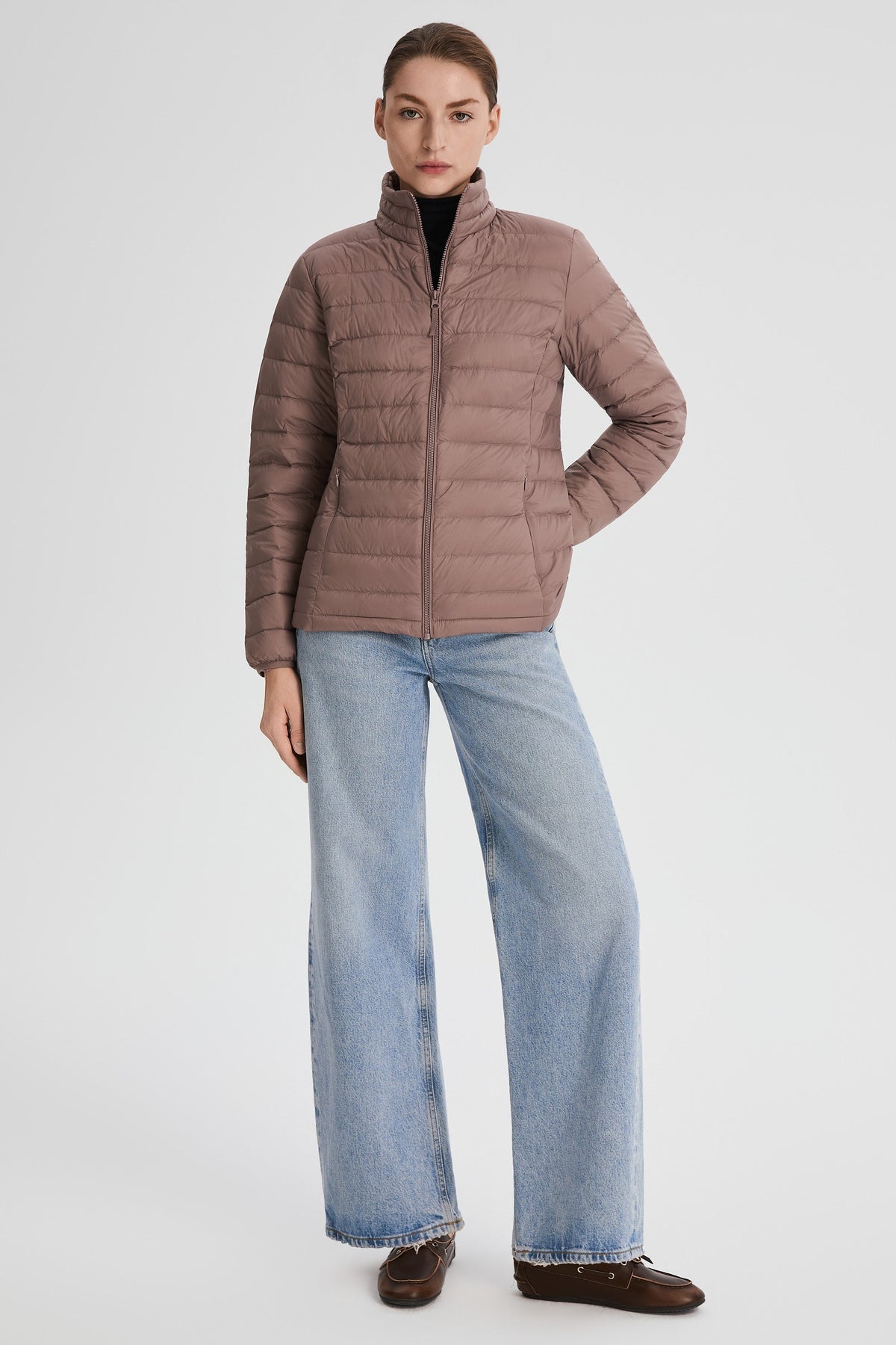 Lightweight Quilted Packable Down Jacket