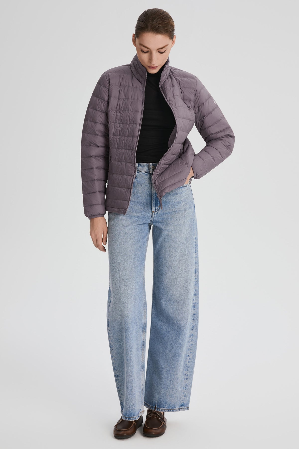 Lightweight Quilted Packable Down Jacket
