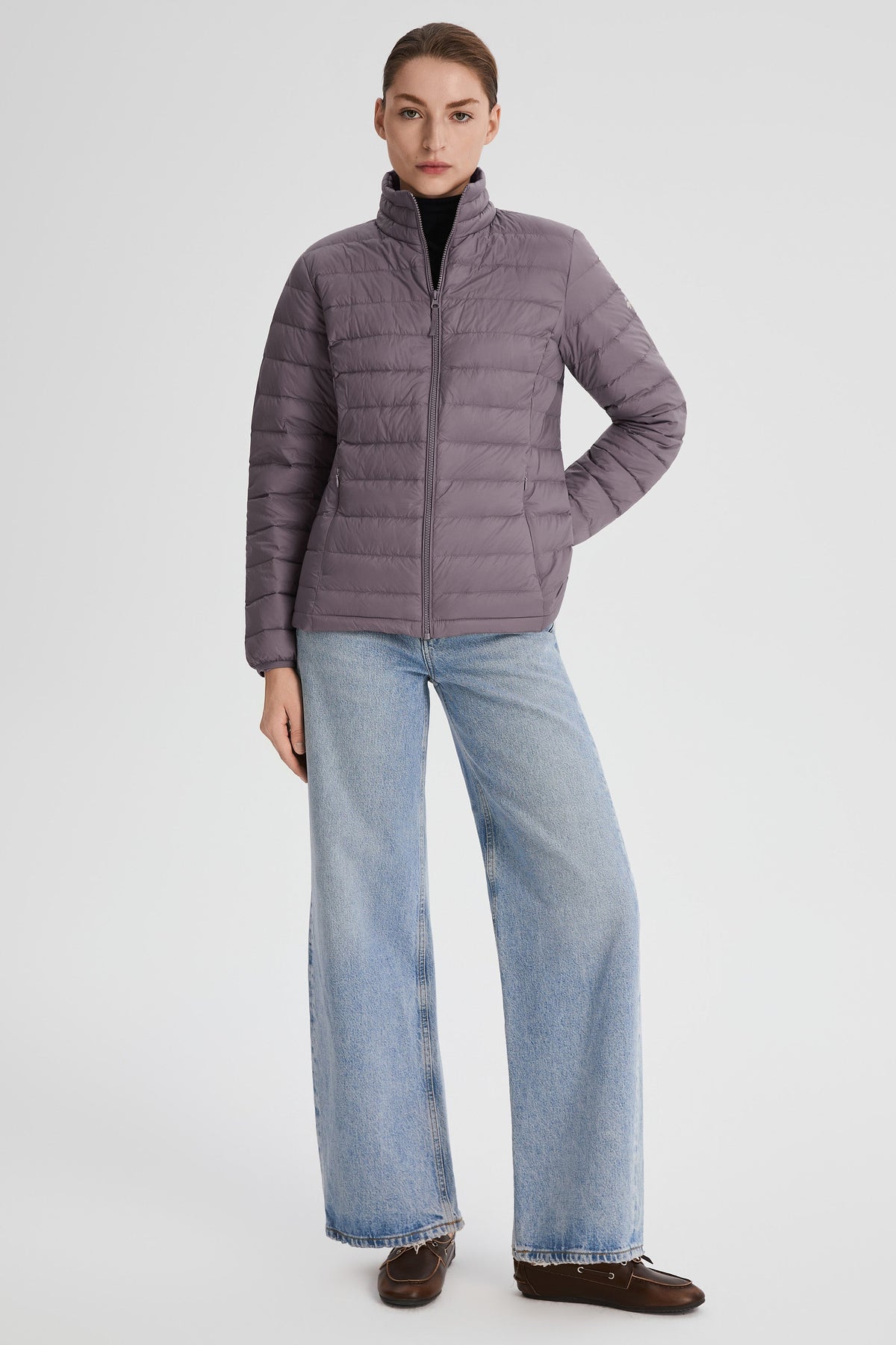 Lightweight Quilted Packable Down Jacket