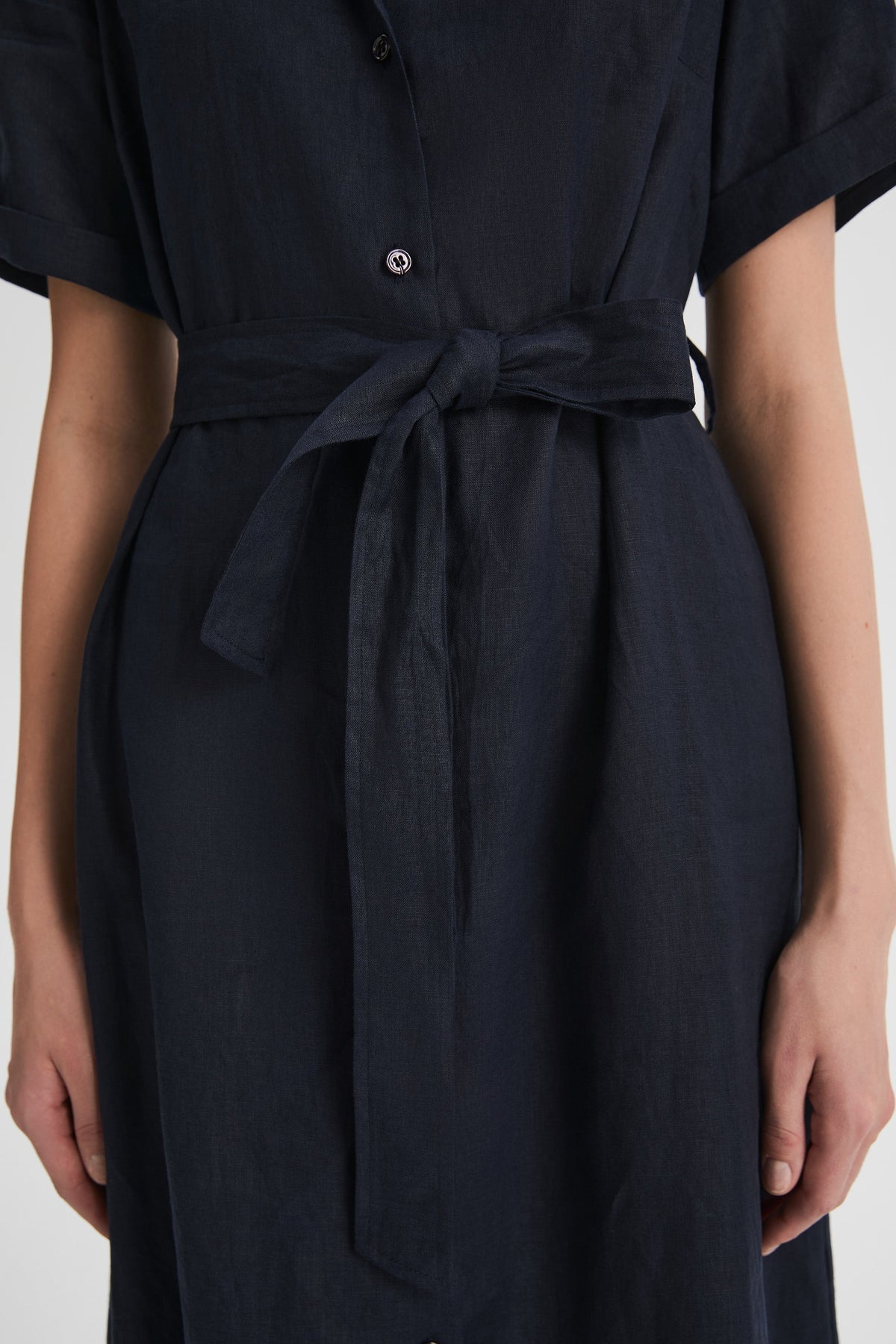 Classic Linen Maxi Dress