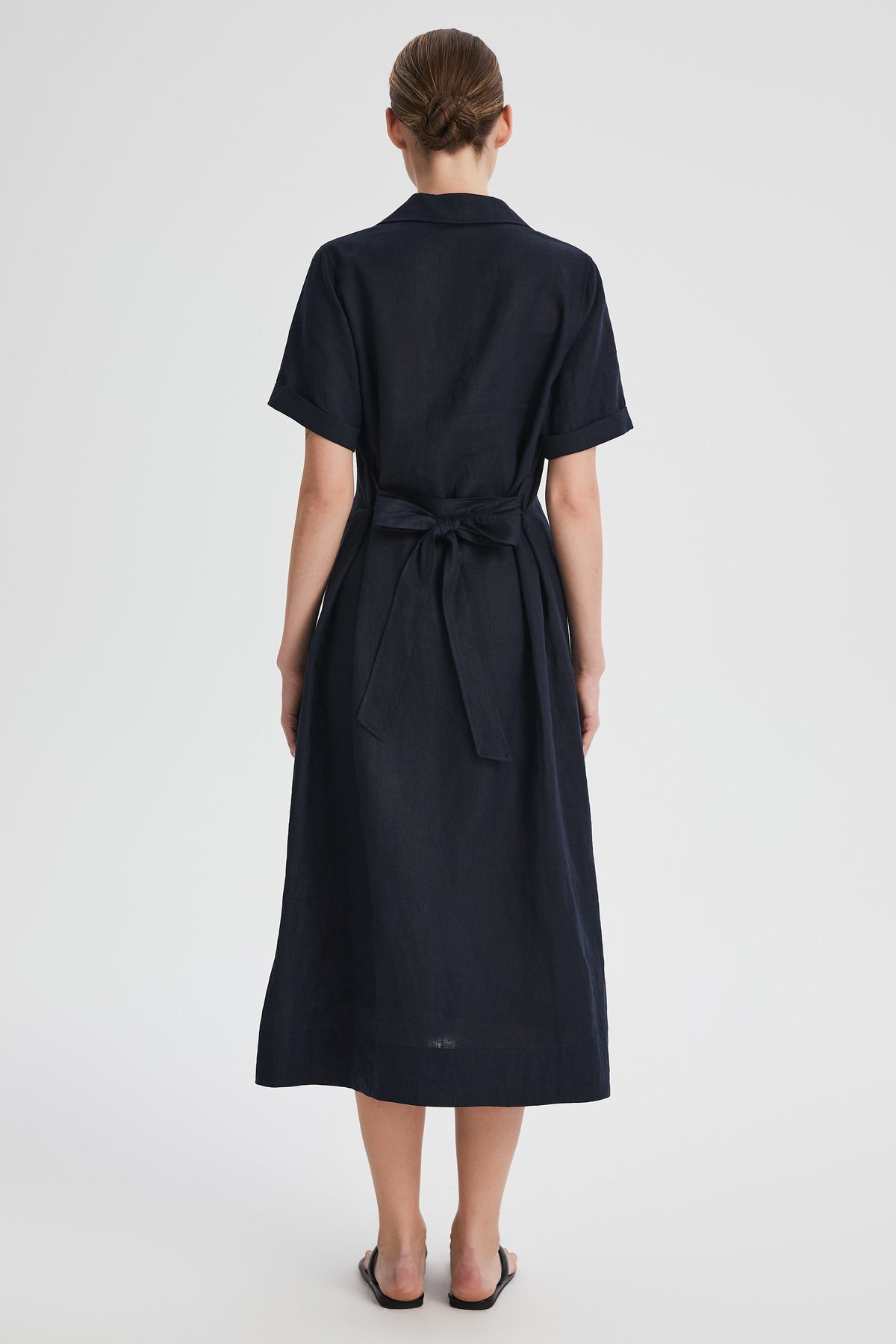 Classic Linen Maxi Dress