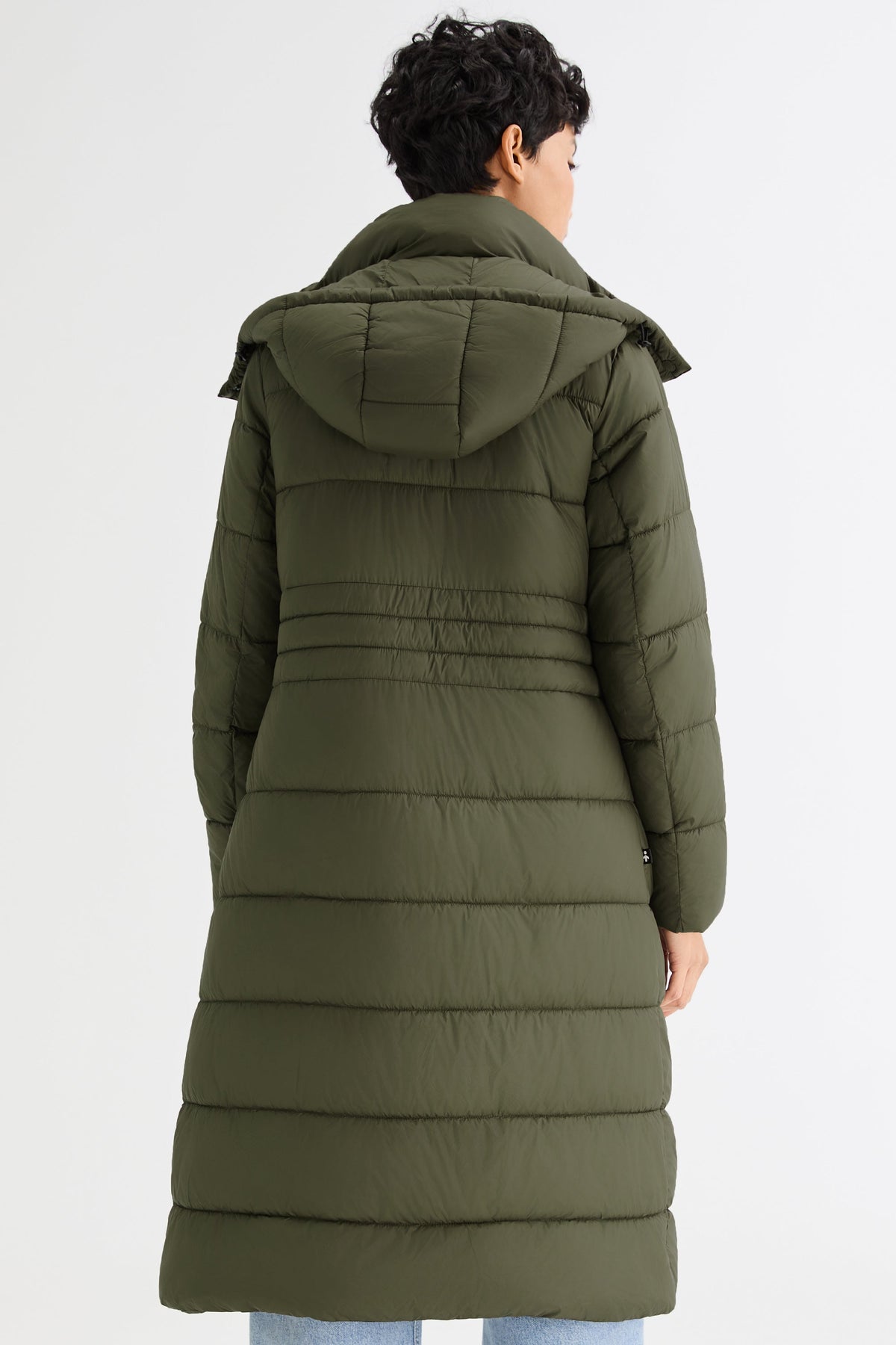 Long Hooded Quilted Lyrella Puffer Jacket