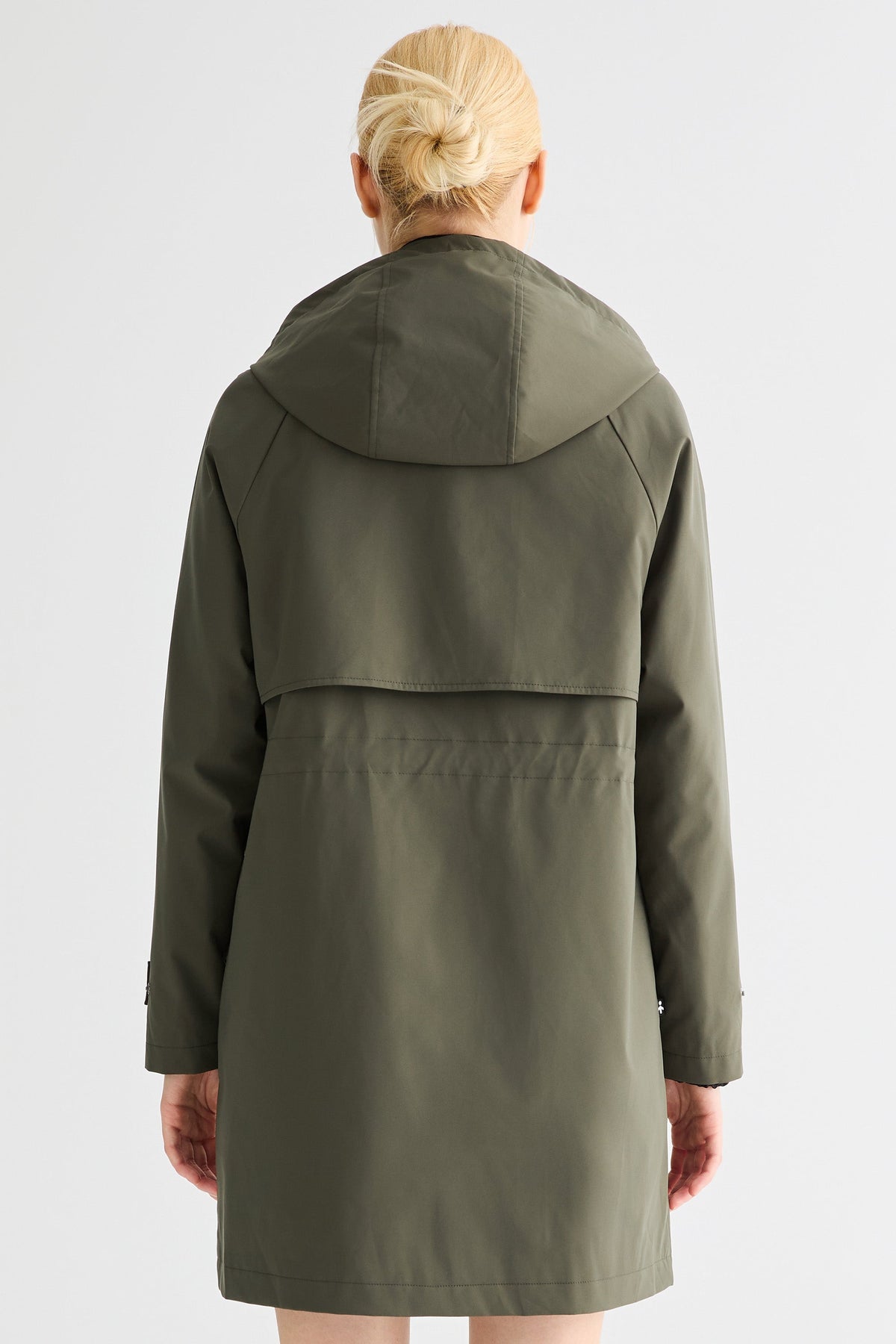 Long Hooded Windbreaker