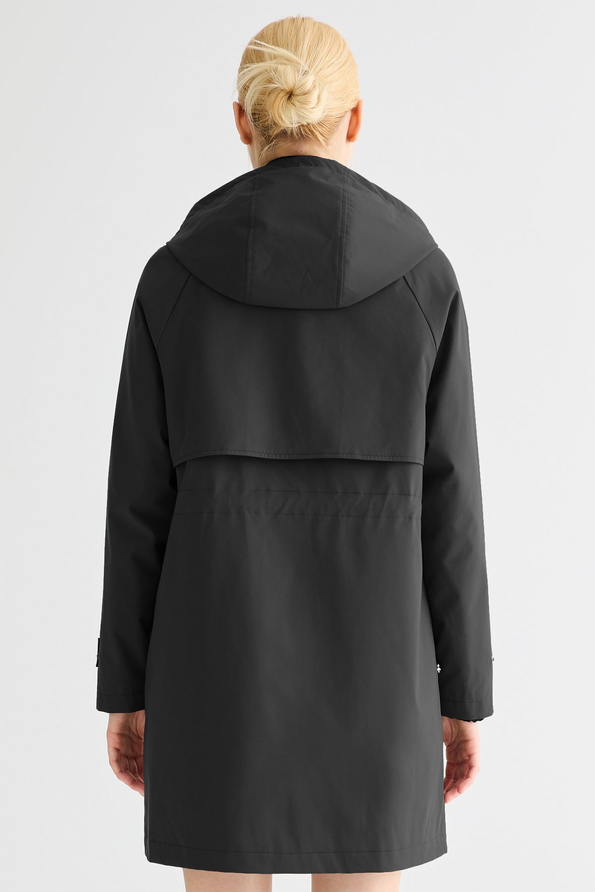 Long Hooded Windbreaker