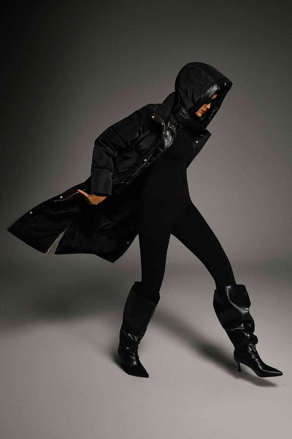Long Maxi Puffer Thickened Down Jacket