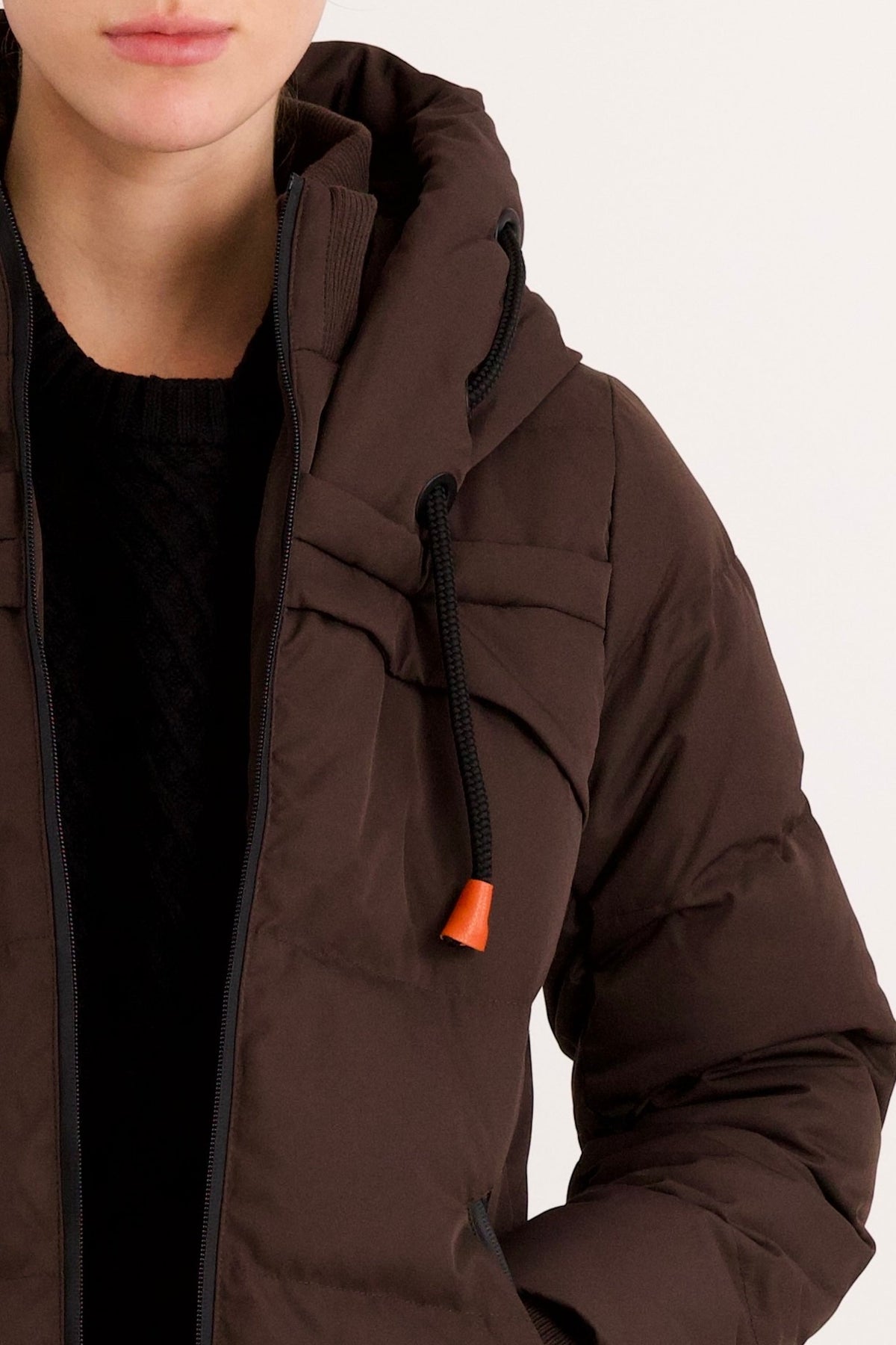 Long Thickened Hooded Down Jacket