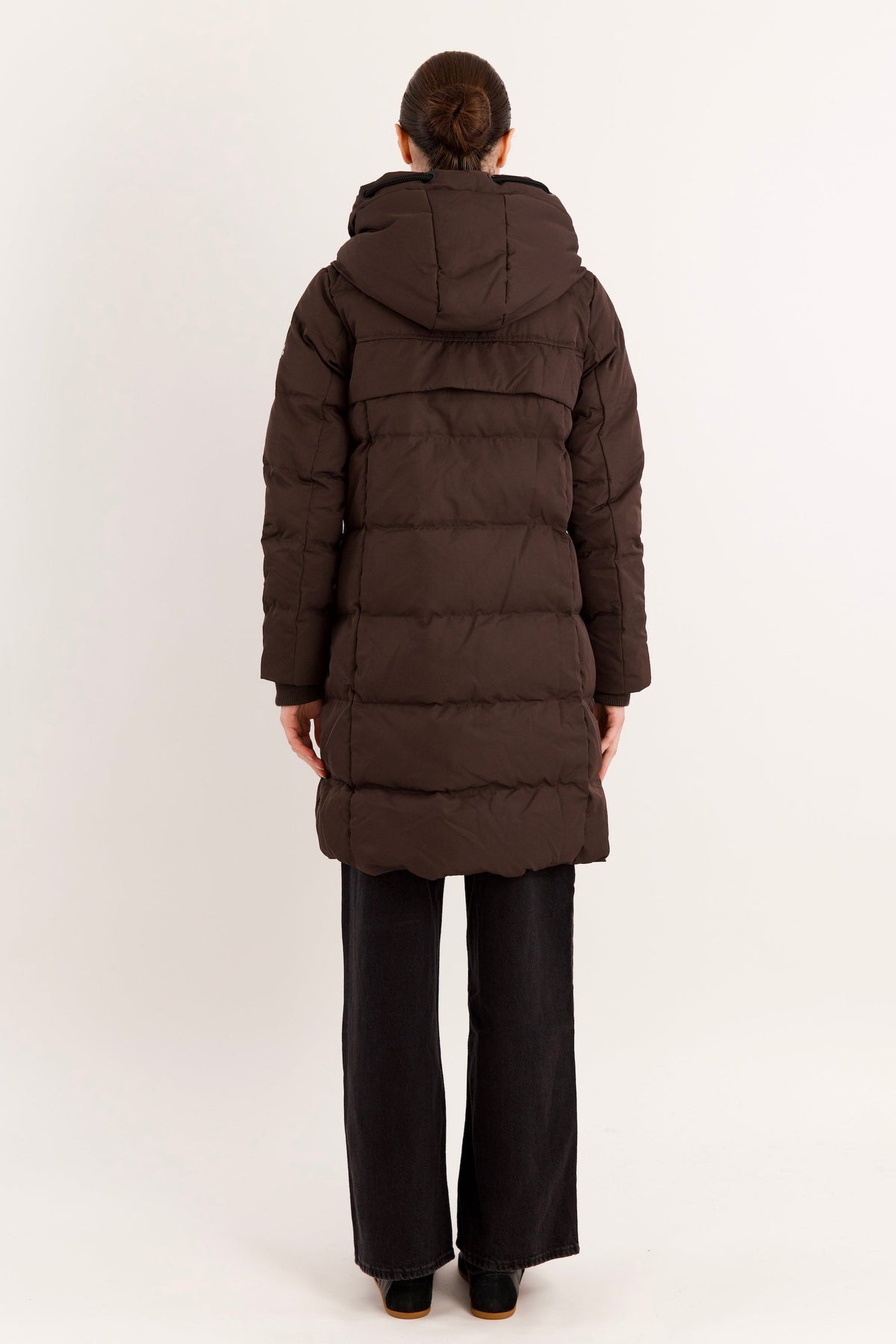 Long Thickened Hooded Down Jacket