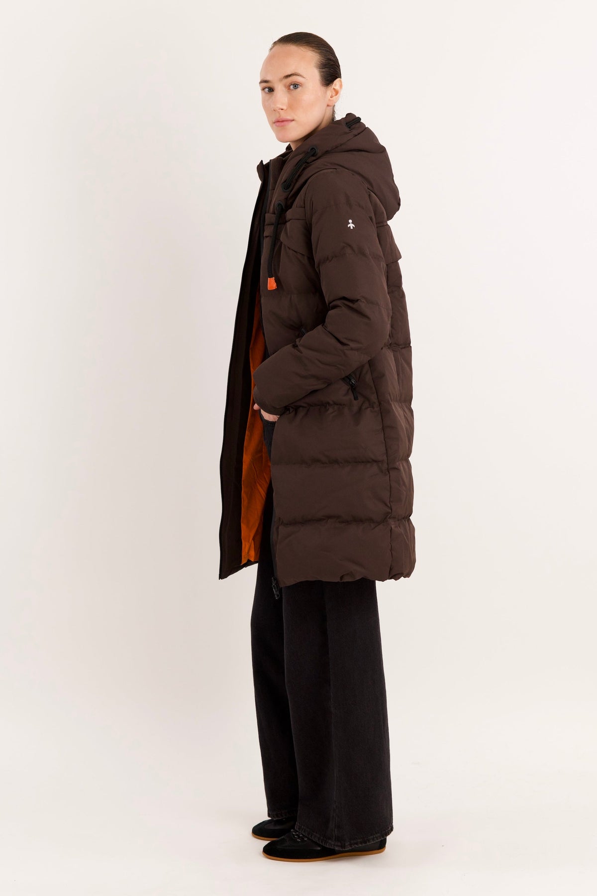Long Thickened Hooded Down Jacket