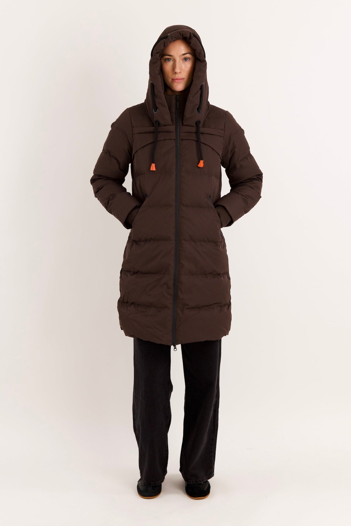 Long Thickened Hooded Down Jacket