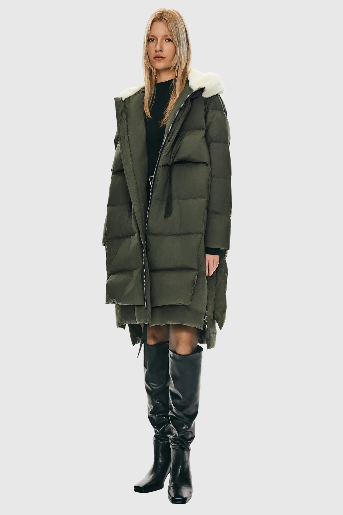092 Universe® Long Winter Down Puffer Jacket
